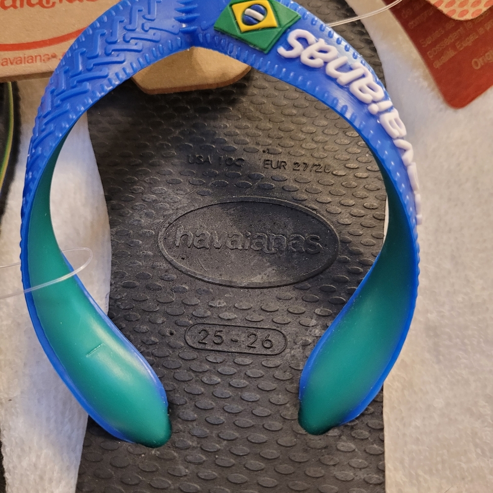 Havaianas Kid’s Flip Flops New Size US 10c or 25-26 or EU 27/28 - Picture 5 of 6